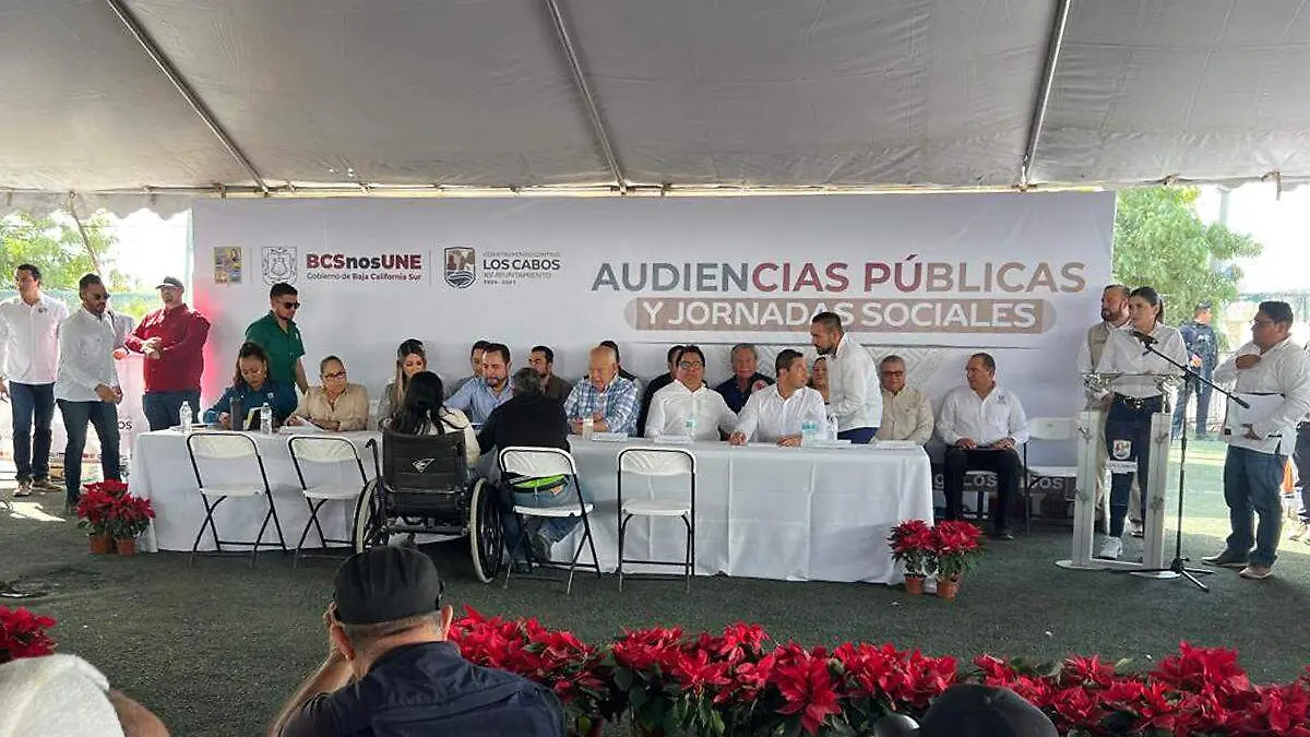 Audiencias publicas en los cabos